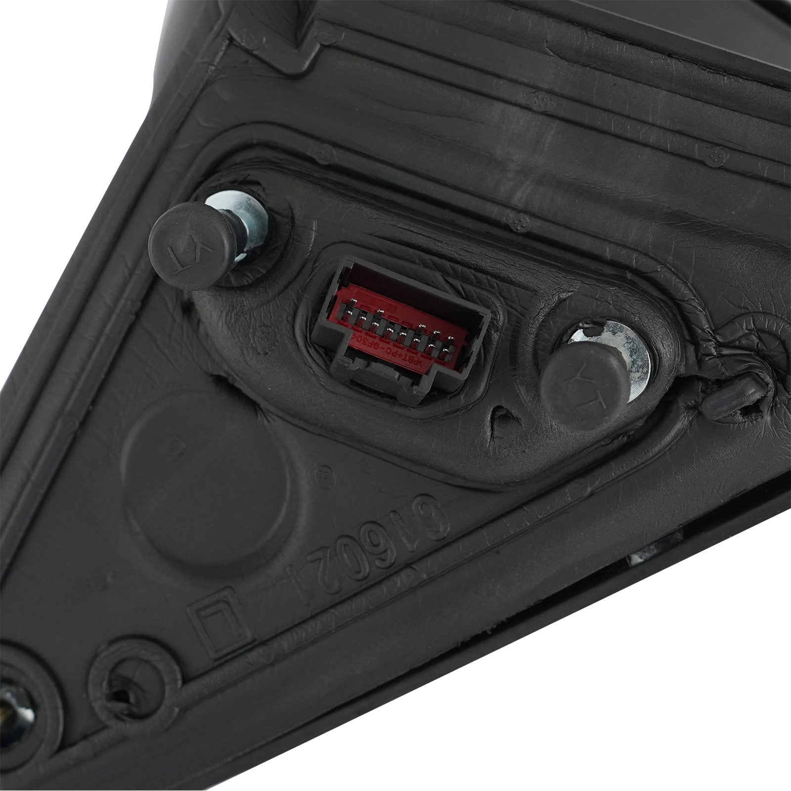 Driver's side mirror compatible with 2011-2015 for Ford Explorer folding BSM 13-line with memory power supply.
