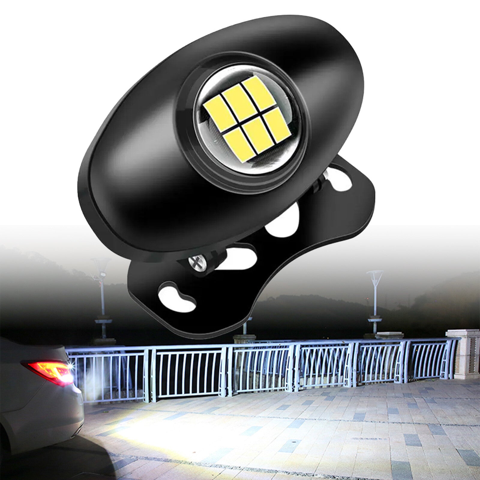 Car Reverse Light LED External Rear Backup Light Parking Auxiliary Light 12V 24V