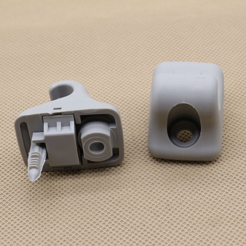 2 Gray Sun Visor Clip Fixing Hooks for Hyundai for Elantra MD 852353X000TX
