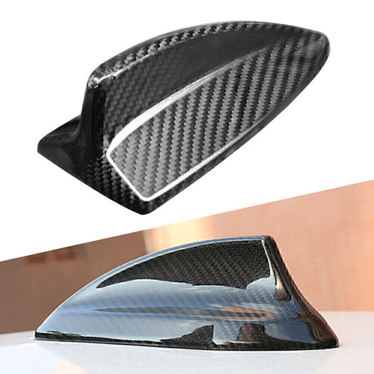Black Carbon Fiber Car Shark Fin Antenna Aerial Cover Fit for BMW 3Series E91 X1 E84