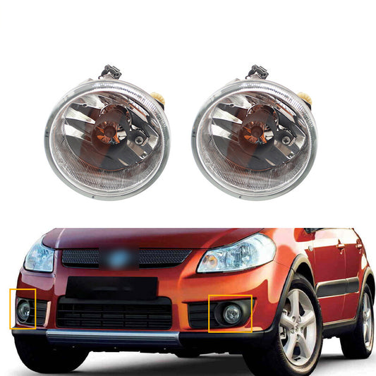 1 Pair Front Fog Light Fog Lamp for Suzuki SX4 2007-2012 For Aerio 2002-2004