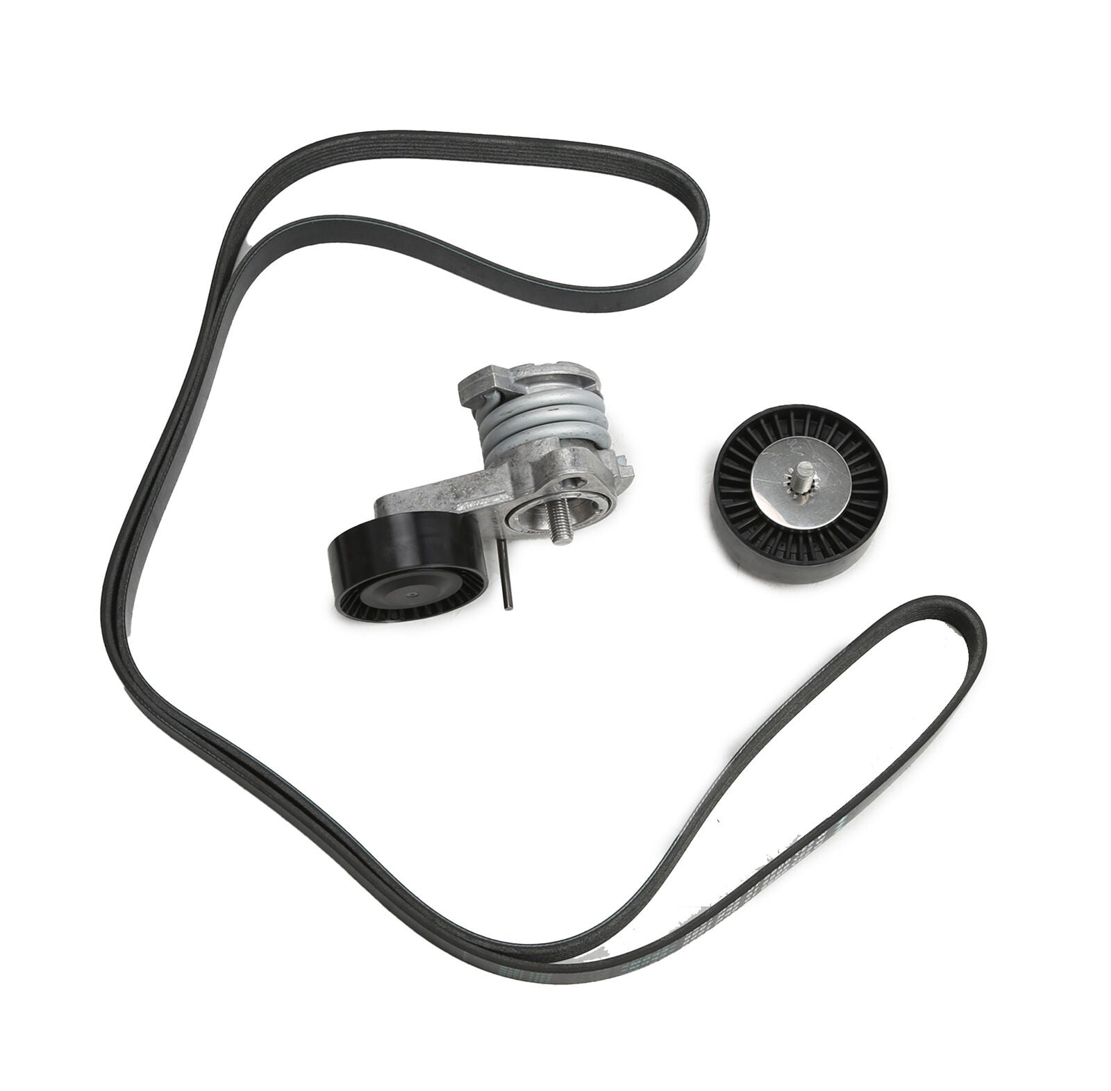 Belt & Tensioner & Pulley Kit Fit for BMW X3 X5 Z4 330i 530i 630i E60 E81 Q