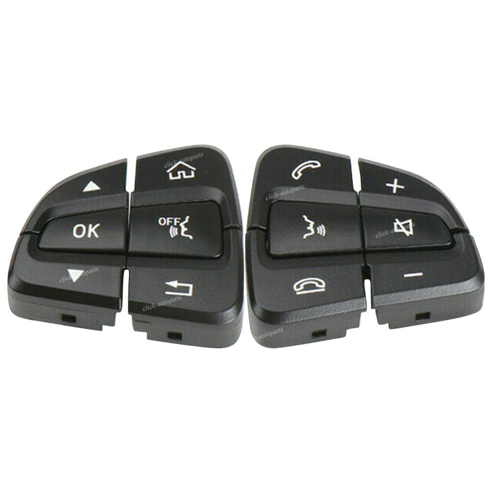 2PC RHLH Fits for Benz 15-19 GLC W205 Steering Wheel Switch Button Cover Repair Kit Q