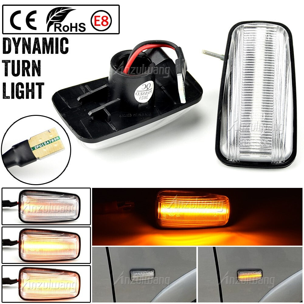 Dynamic Side Marker Turn Light for Peugeot 406 106 II 806 for Citroen Berlingo Xsara