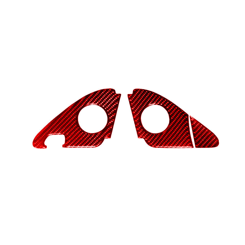 Red Carbon Fiber Radio & Navigaiton System Frame Trim For Z4 E89 2009-2016 v