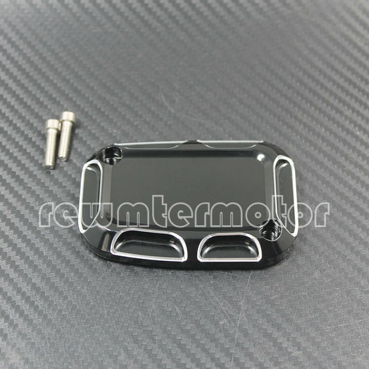 Left Black Brake Master Front Cylinder Cover Fit for Harley Touring CVO VRSCD