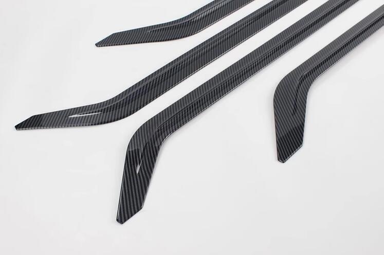 for Honda 2023-2024 CR-V ABS Glossy Black Body Side Door Molding Cover Trim 4X