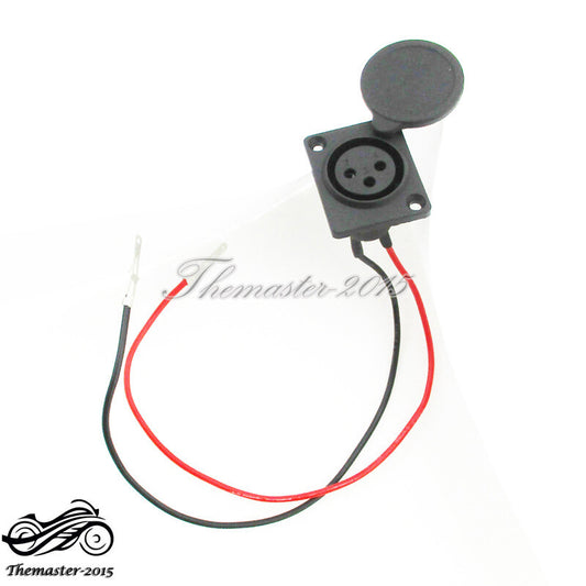 XLR Charging Port Socket For Razor EcoSmart Metro MX500 MX650 Rocket Dirt Bike Q