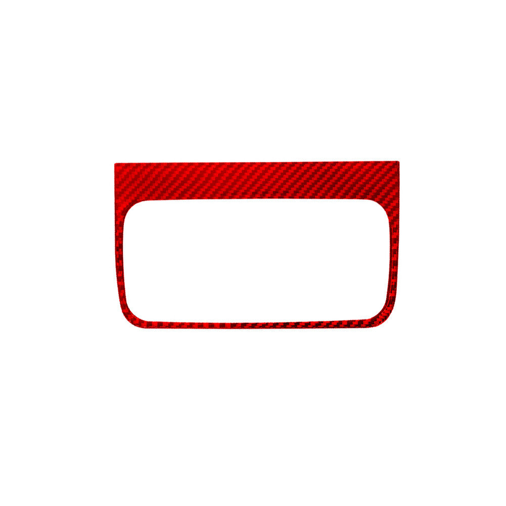 2Pcs Carbon Fiber Lighting Control Frame Cover Trim For 718 2016-2022 v