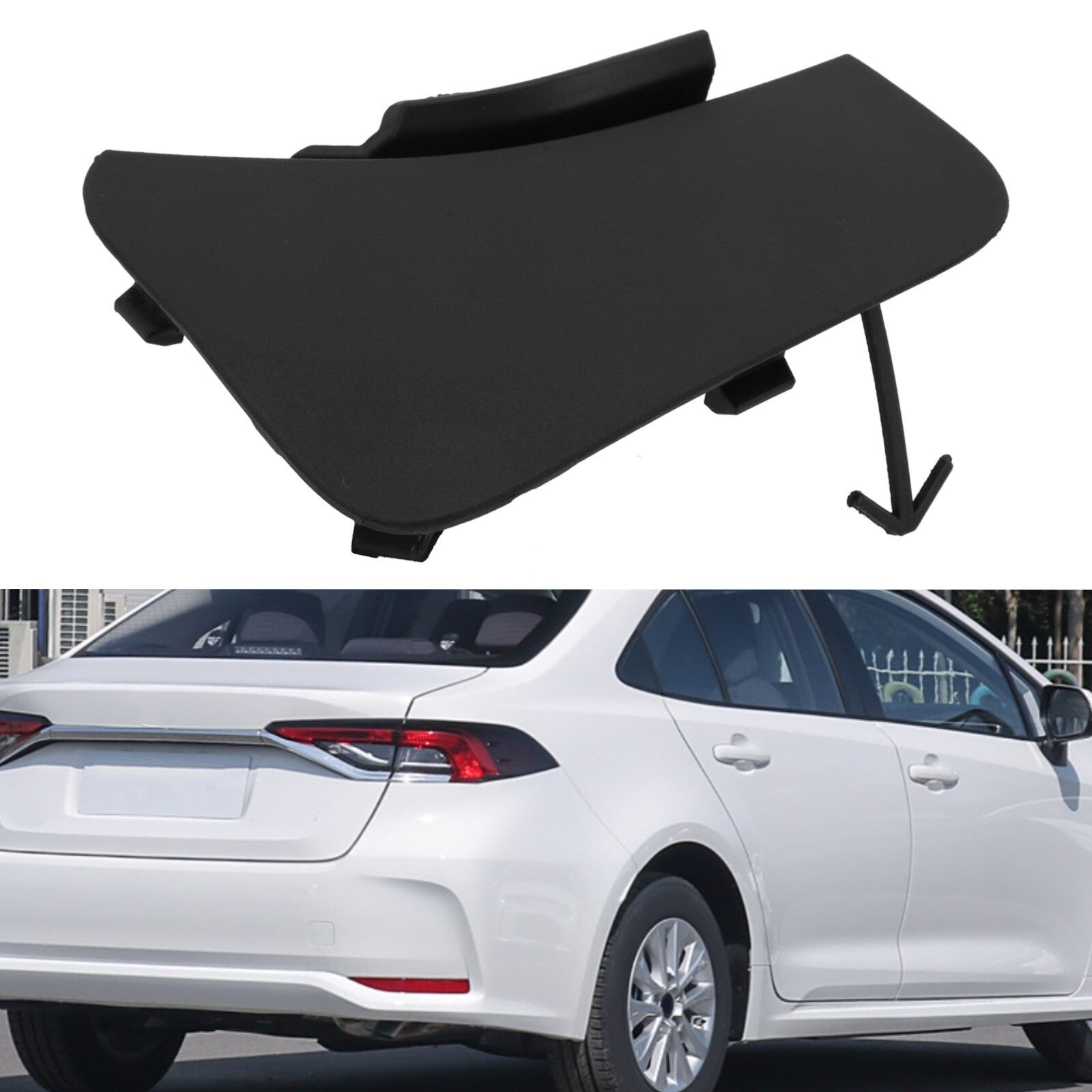 Rear Bumper Tow Hook Eye Cover Trailer Cap for for Corolla Cross 2022-23 v