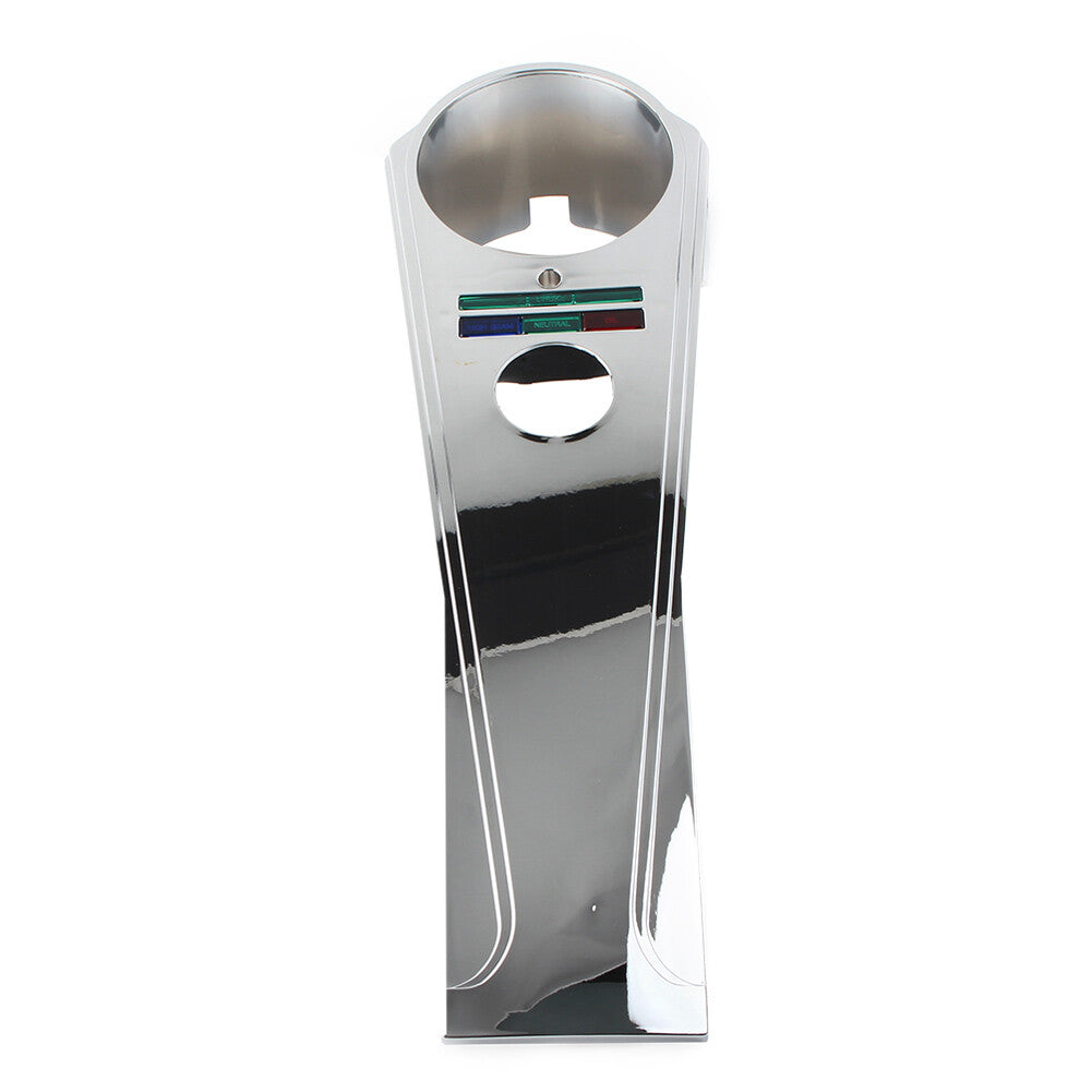 Chrome Long Rider Style Dash Panel for Harley Softail Custom FXSTC FXDG FXDWG FX