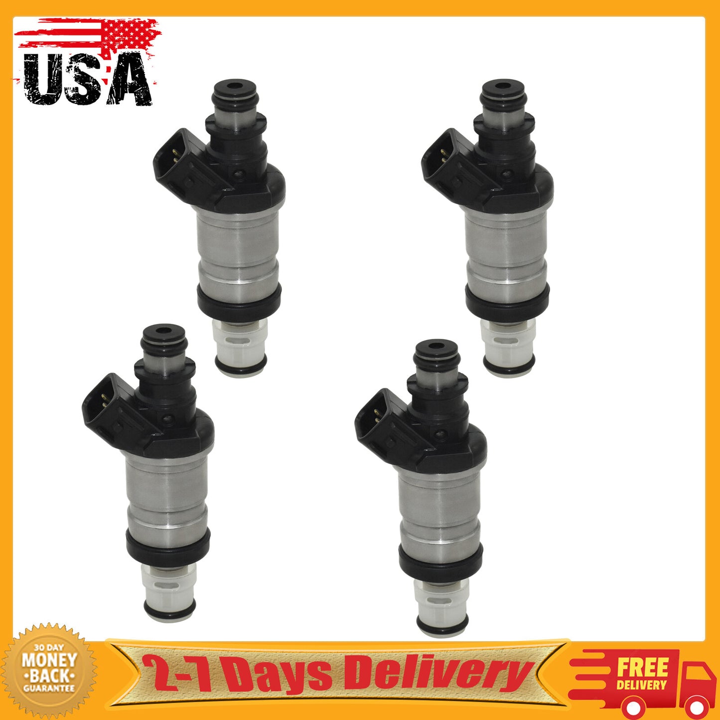 4x Fuel Injectors Nozzle 06164-P8A-A00 For 98-2002 for Honda Accord EX LX 2.3L 3.0L