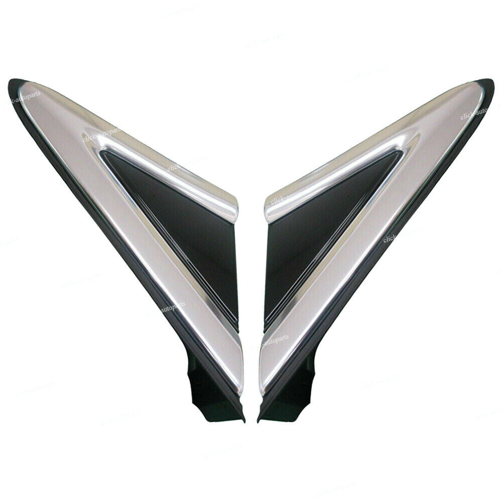 Pair Front RHLH Mirror Corner Triangle Molding Fender for Cadillac XTS 2013-16
