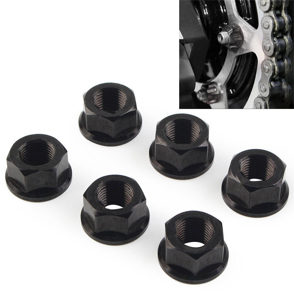 CNC M10*1.0 Rear Sprocket Nuts Fit for Ducati Streetfighter Panigale V4 S Speciale