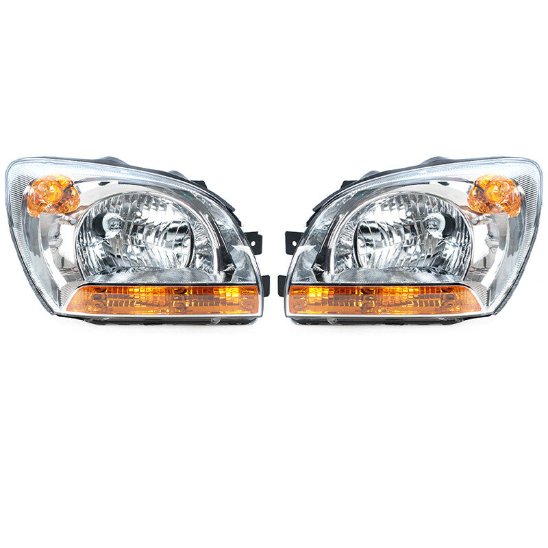 2Pcs Headlight running light driving lamp Assembly for Kia Sportage 2005-2008