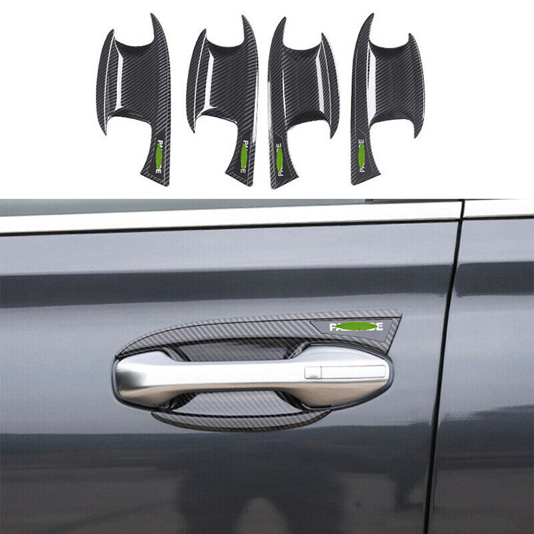 for Hyundai Palisade 2020-2023 Carbon Fiber Door Handle Bowl Molding Cover Trim