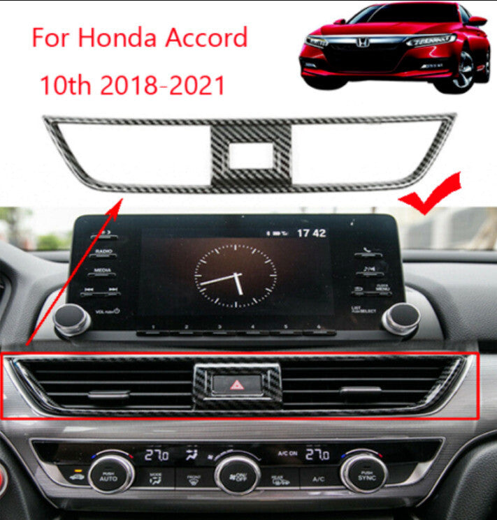Internal gear shift blade decorative cover with carbon fiber for Honda CR-V CRV 2017-2021- v