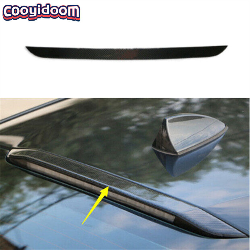 for Chevrolet Malibu 2016 2017-2022 Real Carbon Fiber Top Brake Light Cover Trim
