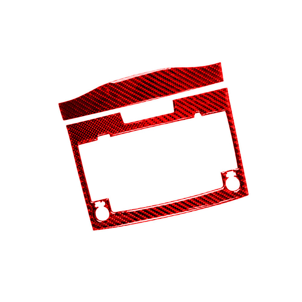 Driver Window Lift Panel Trim Carbon Fiber Interior for Acura TSX 2003-2008 Red v