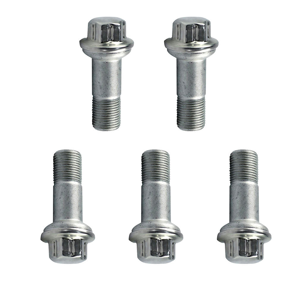 5-piece lug bolt and nut set suitable for Chrome ML550 S500 GLK350 S550 CL500 GL450- n