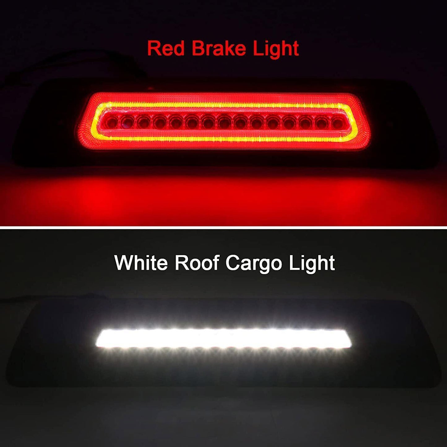 Smoke effect suitable for 2009-2014 F150 LED third brake light and rear reverse cargo light. n