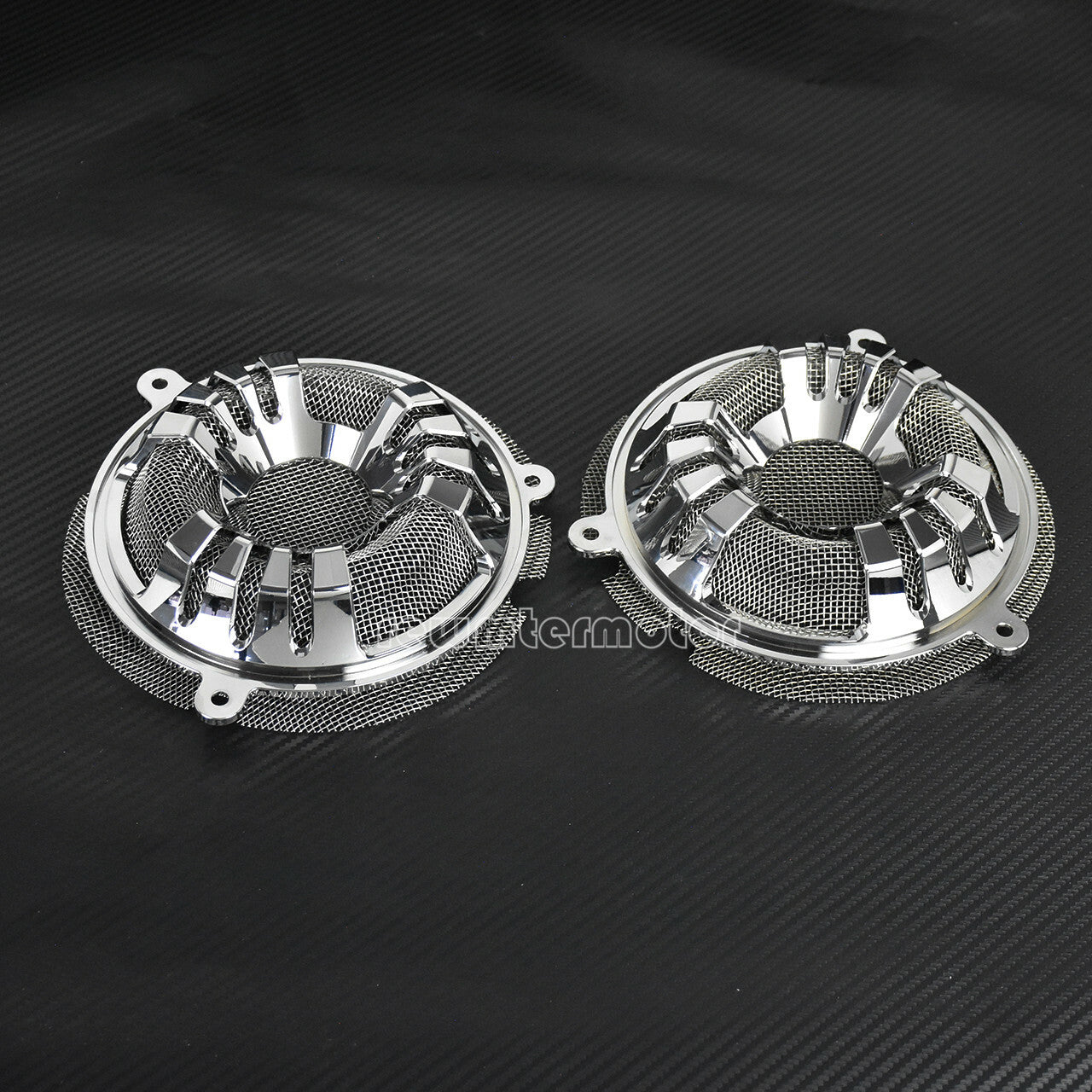 Billet Front Speaker Grill Masks Cover Fit for Harley Touring FLHTKL CVO 2014-19 Q