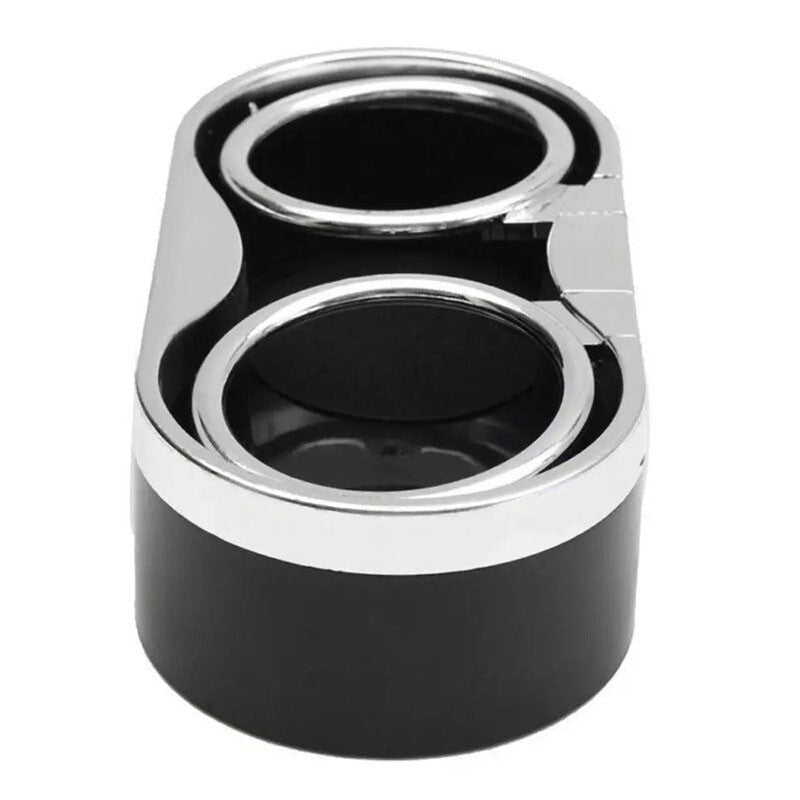 Black Car Center Console Dual Cup Holder Front for Seat Organizer Drinks Holder Set v