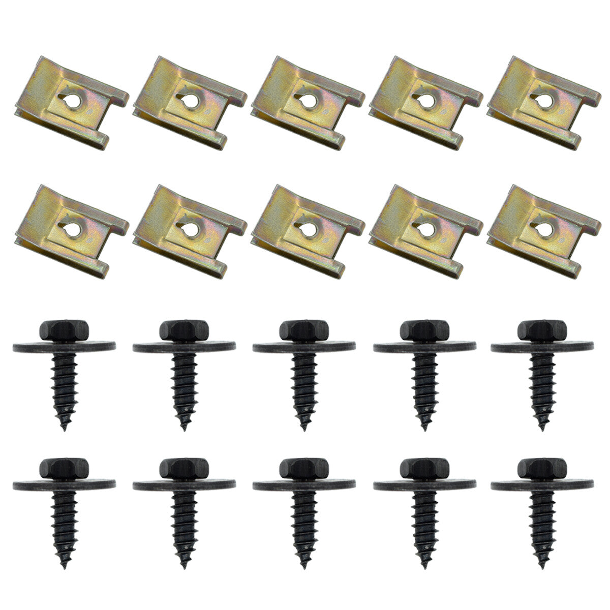 DE for BMW U nut hex screws wheel run underride protection underbody clips