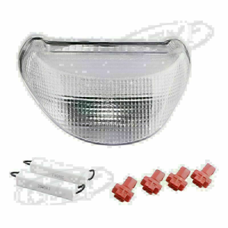 LED Tail Brake Light with Turning Signal Lamp Motor for KAWASAKI ZX12R 1999-2004