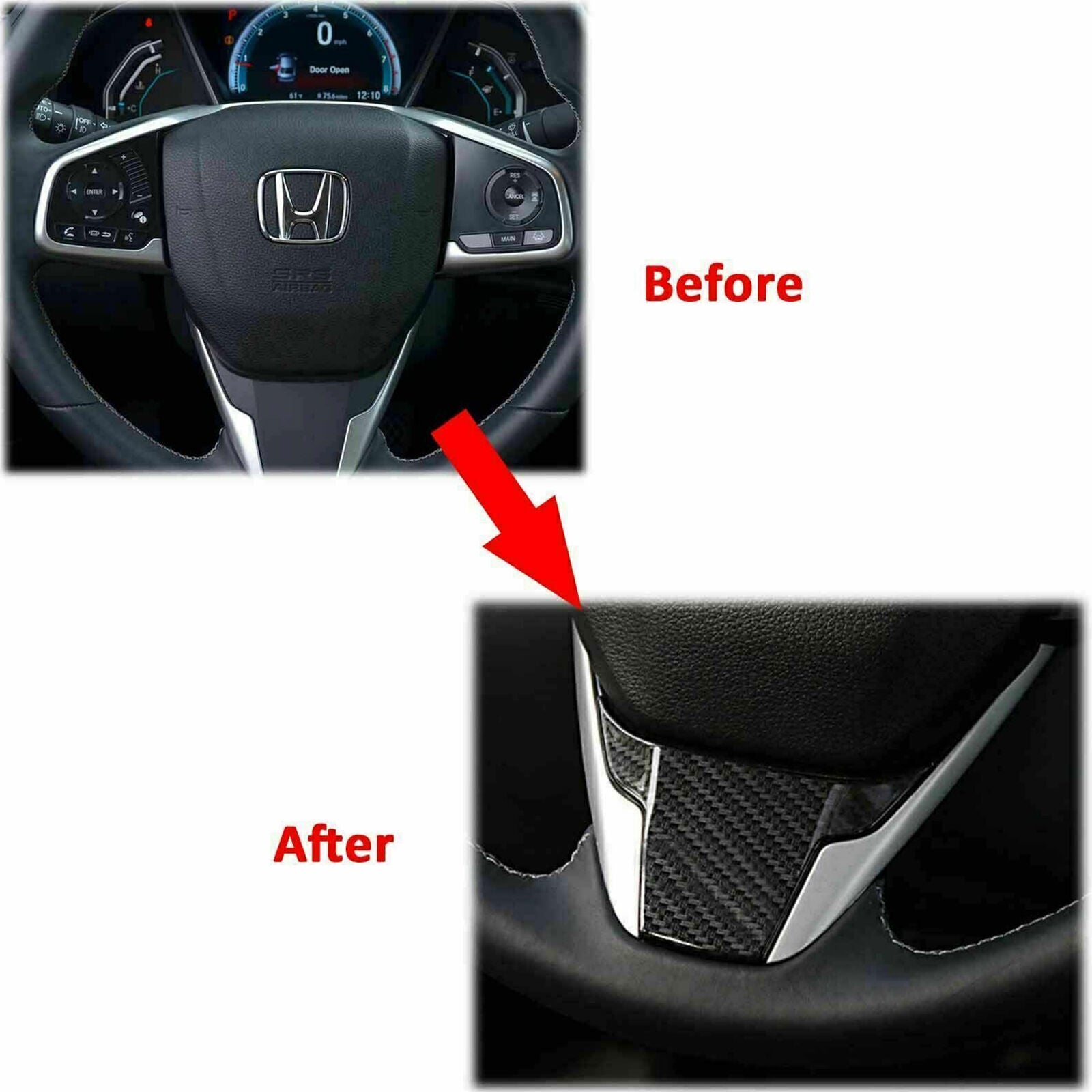 for Kia K5 2021-2023 Carbon Fiber ABS Inner Headlight Switch Button Frame Trim v