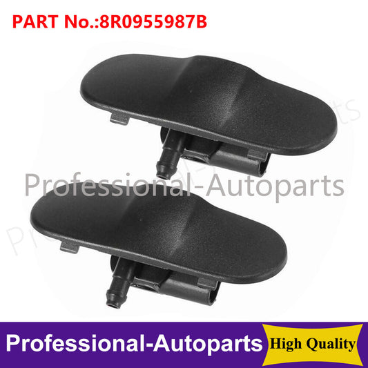 1Pair Left&Right Windshield Washer Nozzles Spray Jet Fit for Audi SQ5 08-2017 Q