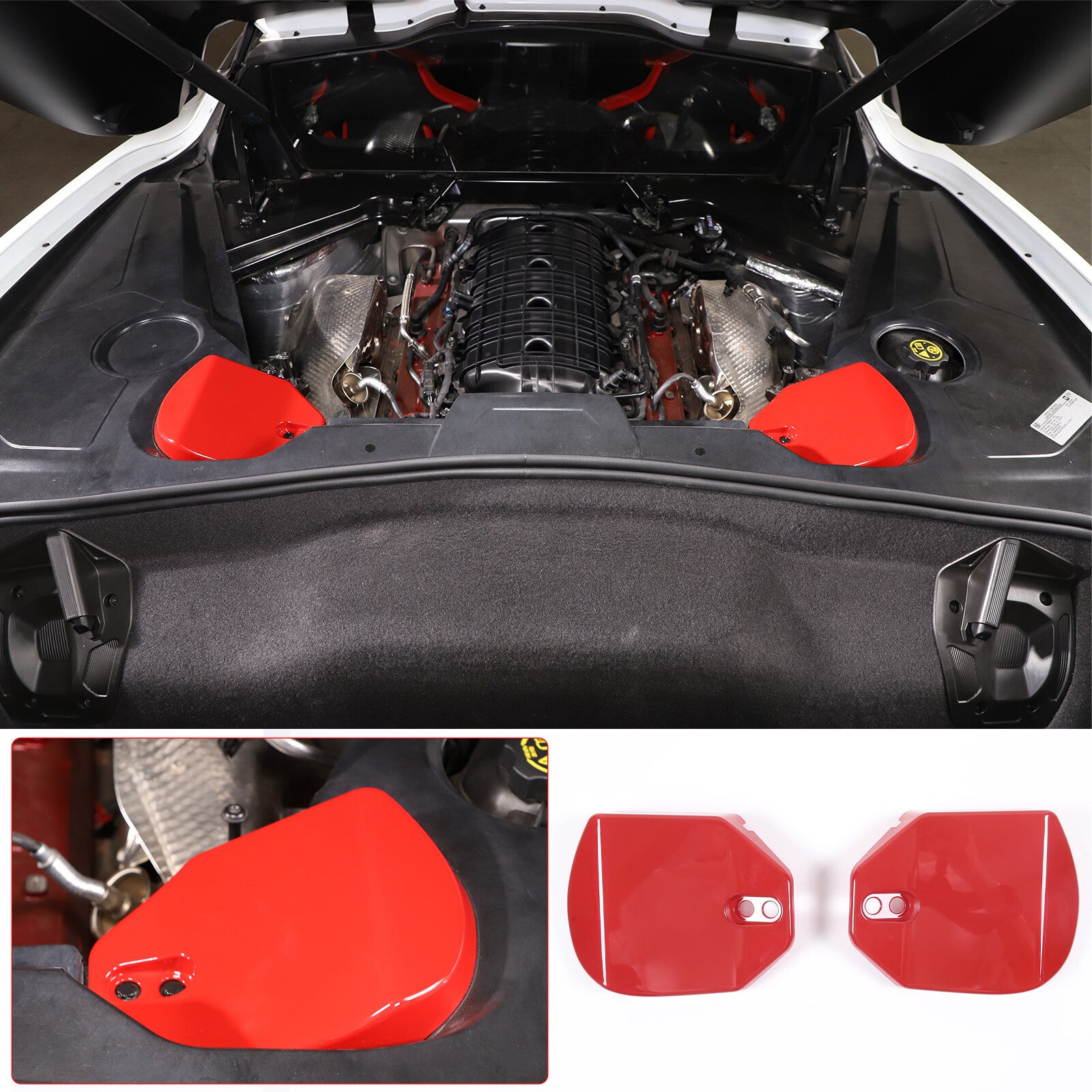 Carbon Fiber Side Window Louver Shutter Cover Trim for Camry 2012-2016- v