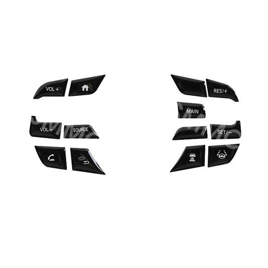 Car Steering Wheel Button Frame Trim 1 Set Fit for Honda for Accord 2018-2021 Q