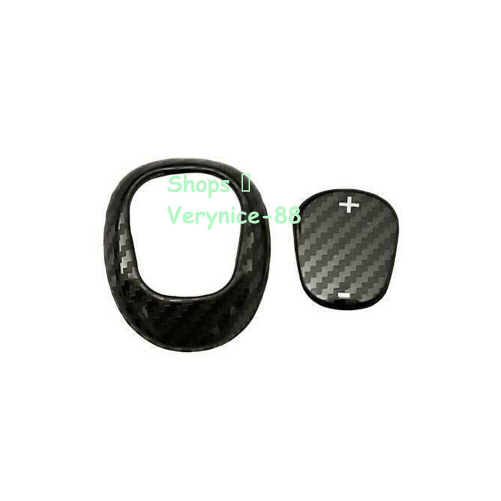 for Chevrolet Malibu 16-24 Carbon Fiber Style Gear Shift Knob Shifter Lever Trim