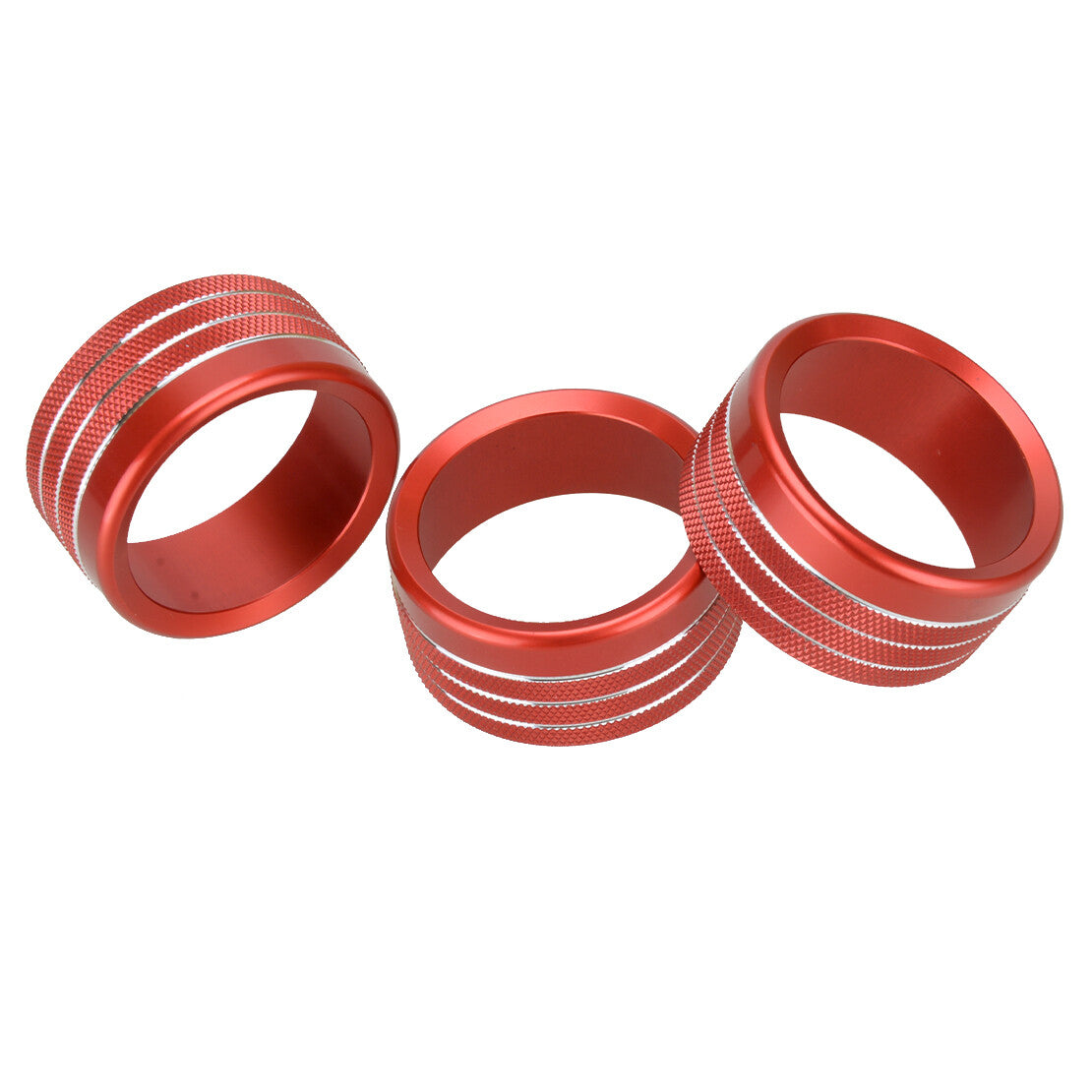 Aluminum Center AC Control Knob Ring Covers Fit for Dodge for Ram 1500 2018-20