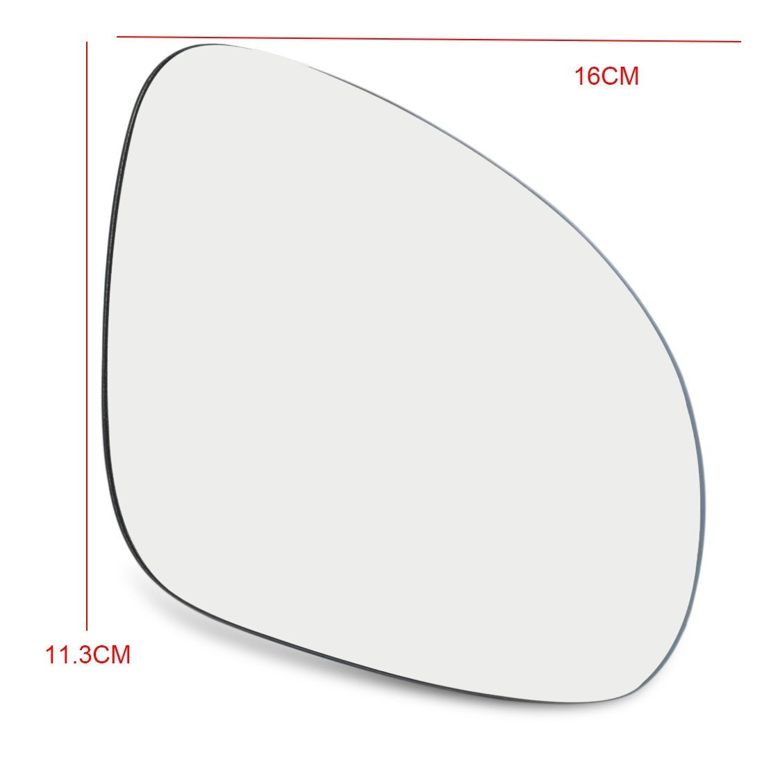 Right-hand drive permit for wing mirror glass applicable to for Volkswagen for Golf , for Jetta MK5, B6, R32 (Rabbit 2006 - 2009).