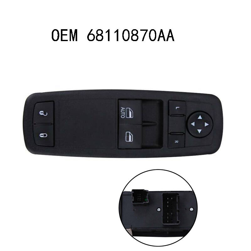 for Dodge Grand Caravan for Ram C/V V6 Master Power Window Control Switch Front Left