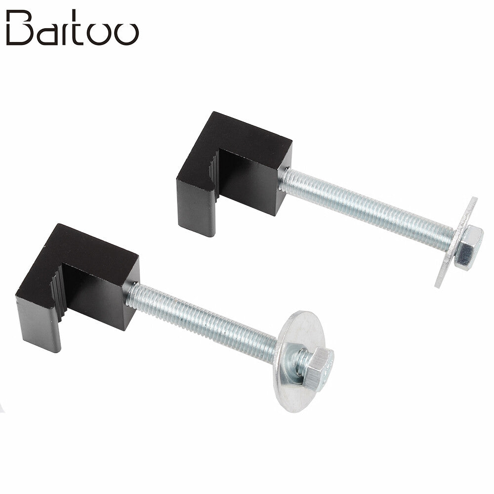 Tool Box Mount J Hook Toolbox Pickup Pair Rail Mounting Kit Clamp Tiedown Truck Q