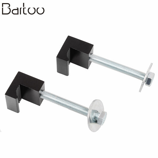 Tool Box Mount J Hook Toolbox Pickup Pair Rail Mounting Kit Clamp Tiedown Truck Q