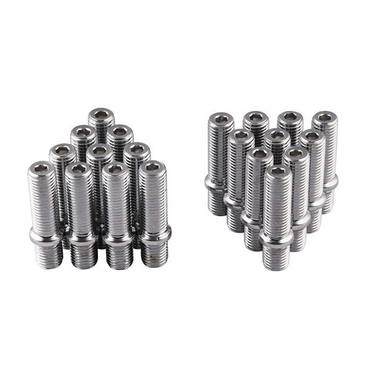20pcs M14x1.25 to M12x1.5 50mm Extended Wheel Stud Bolt Conversion Screw Adapter Q
