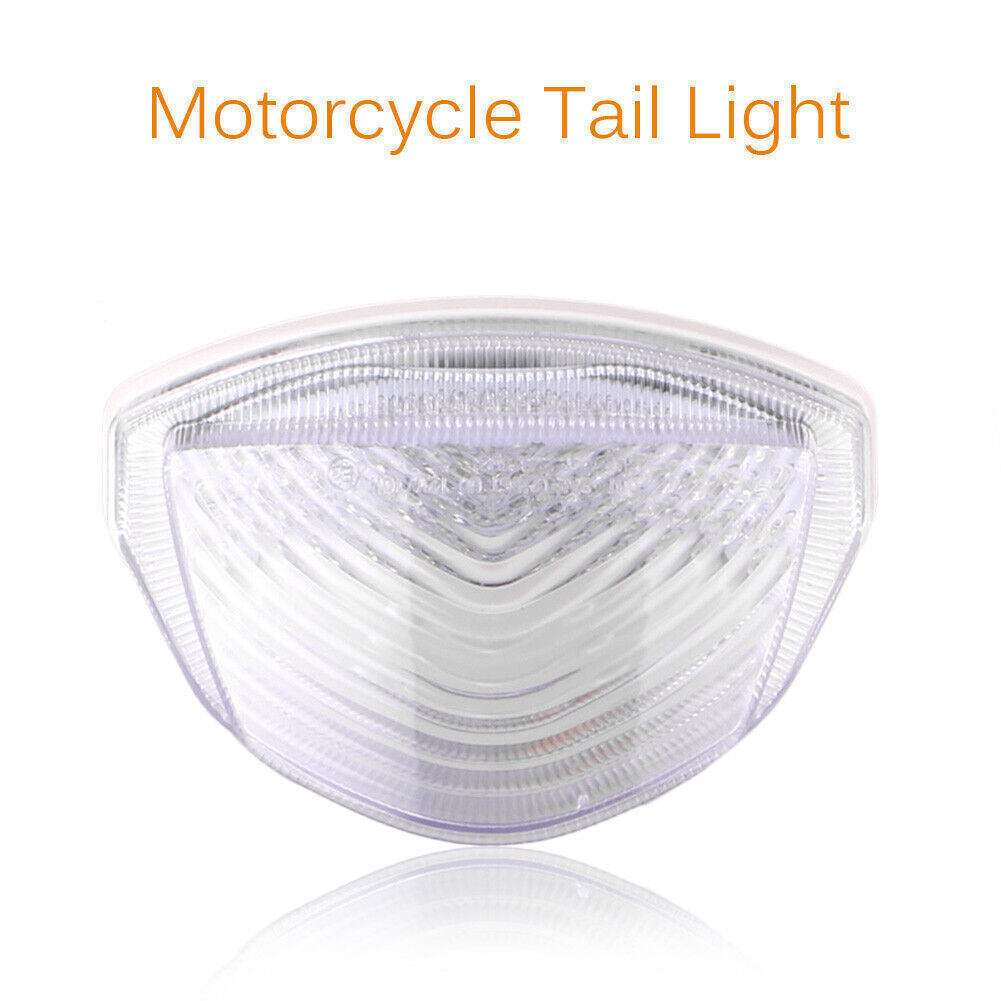For 2007-2008 for Suzuki GSXR1000 Clear Integrated LED Turn Signals Tail Light