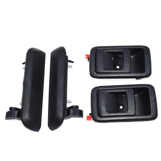 Interior Exterior Rear Left and Right 4 Pieces Door Handle for Tercel 1995 - 98- v