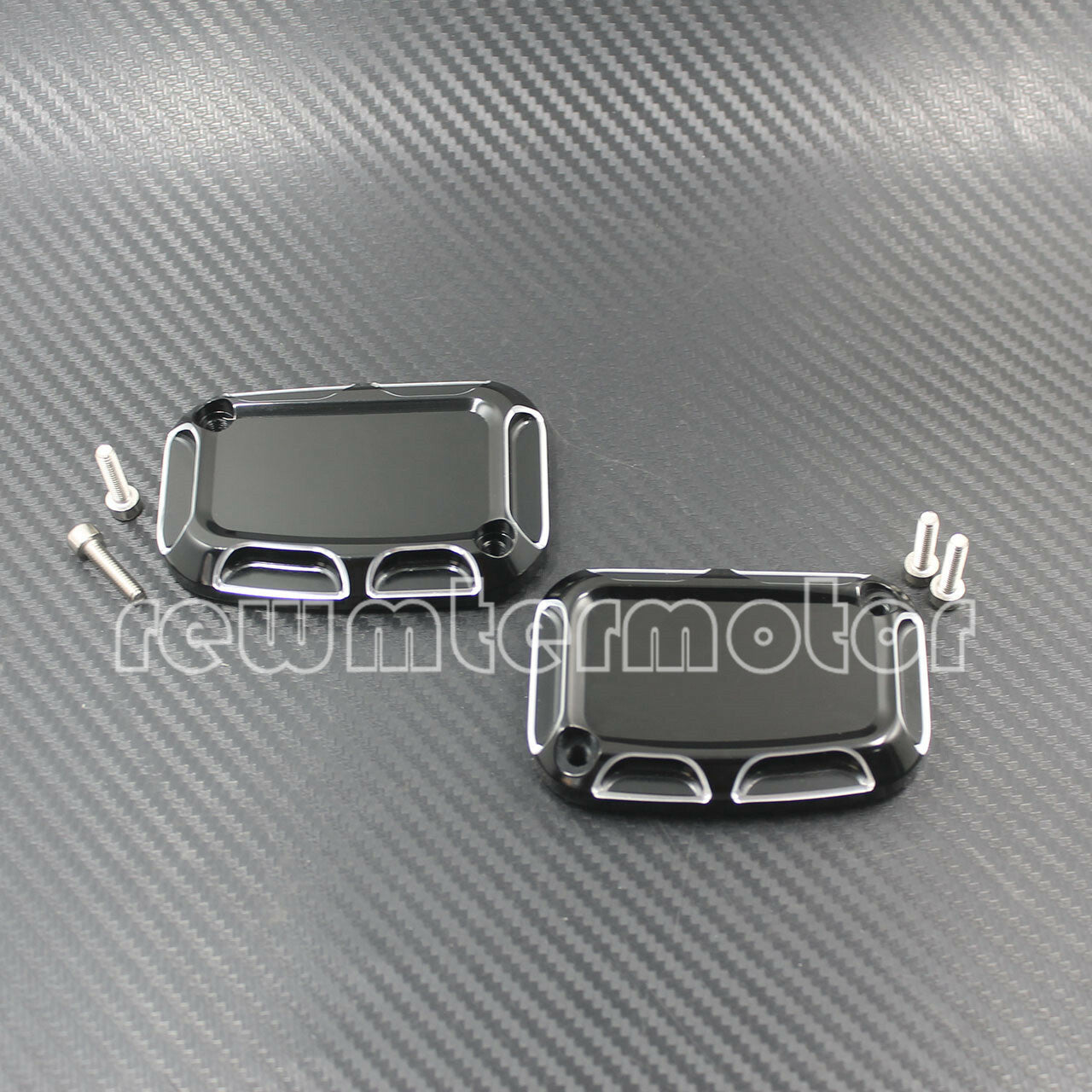 Left & Right Brake Master Front Cylinder Cover Fit for Harley Touring CVO VRSCD Q