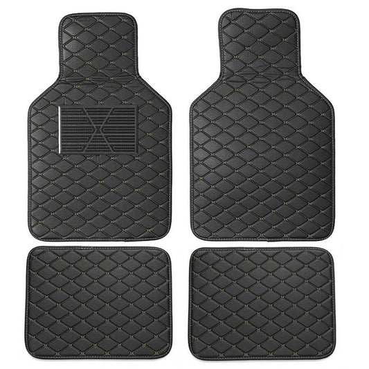 Waterproof black polyurethane synthetic car floor mats, car lining, front and rear anti-slip