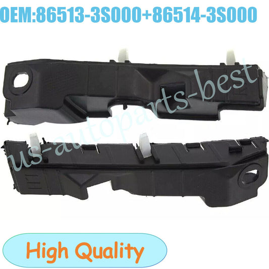 Pair Front Bumper Bracket Left Right Side For 11-14 for Hyundai Sonata