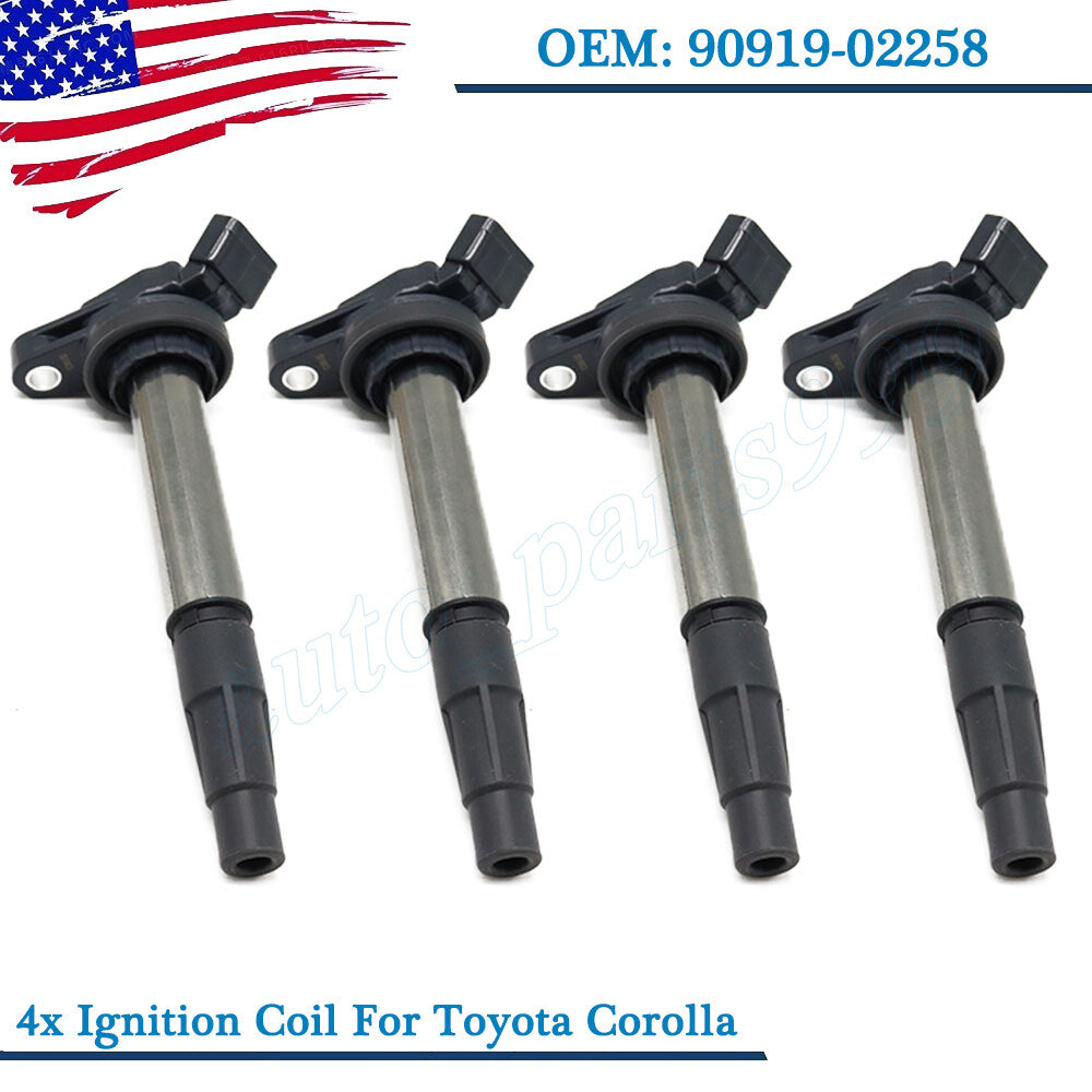 4-pack ignition coils 90919-02258 suitable for Corolla Prius 2009 1.8L n