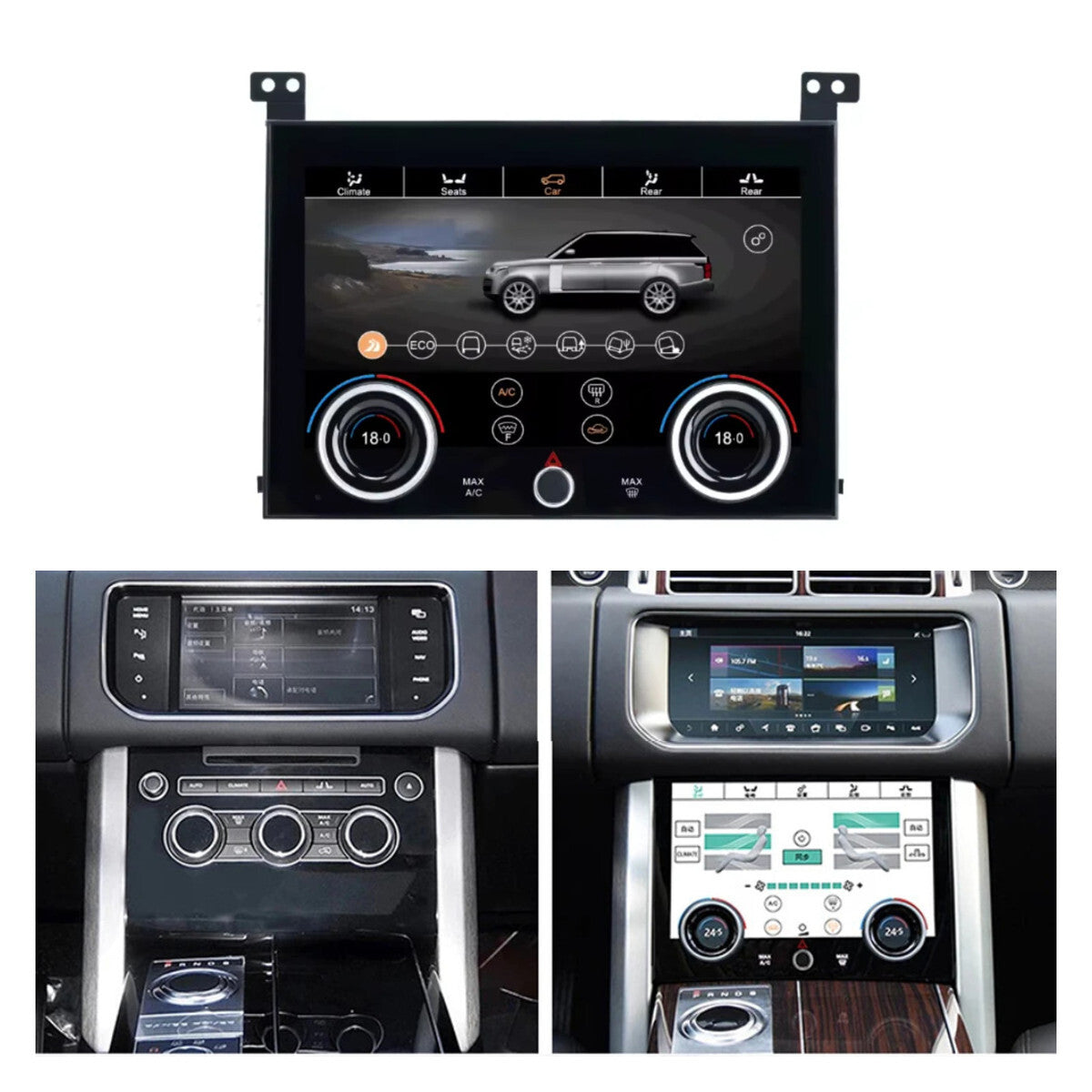 For 2013-2017 for Range Rover Vogue L405 10 Touch Screen AC Climate Control Panel Q