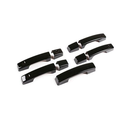 Gloss Black ABS Side Door Handle Panel Cover for Land Rover for Defender 110 21-23 n