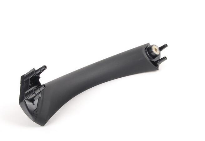 The black inner door panel handle cover on the left side is suitable for E90 328i. n