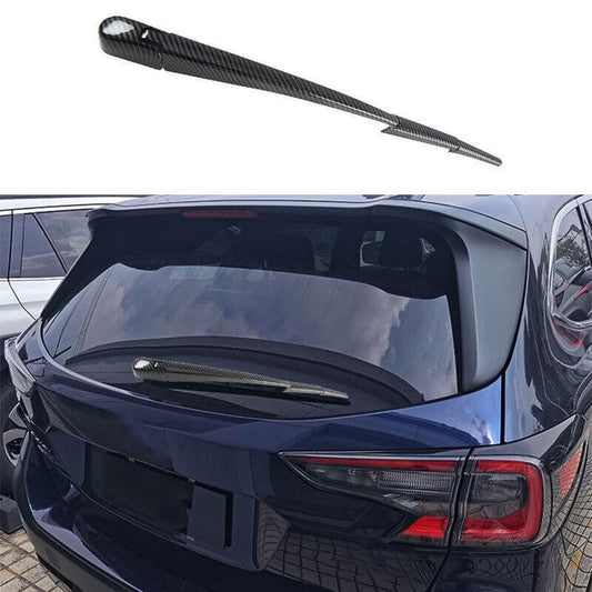for Subaru Outback 2021-2023 ABS Carbon Fiber Rear Window Rain Snow Wiper Trim